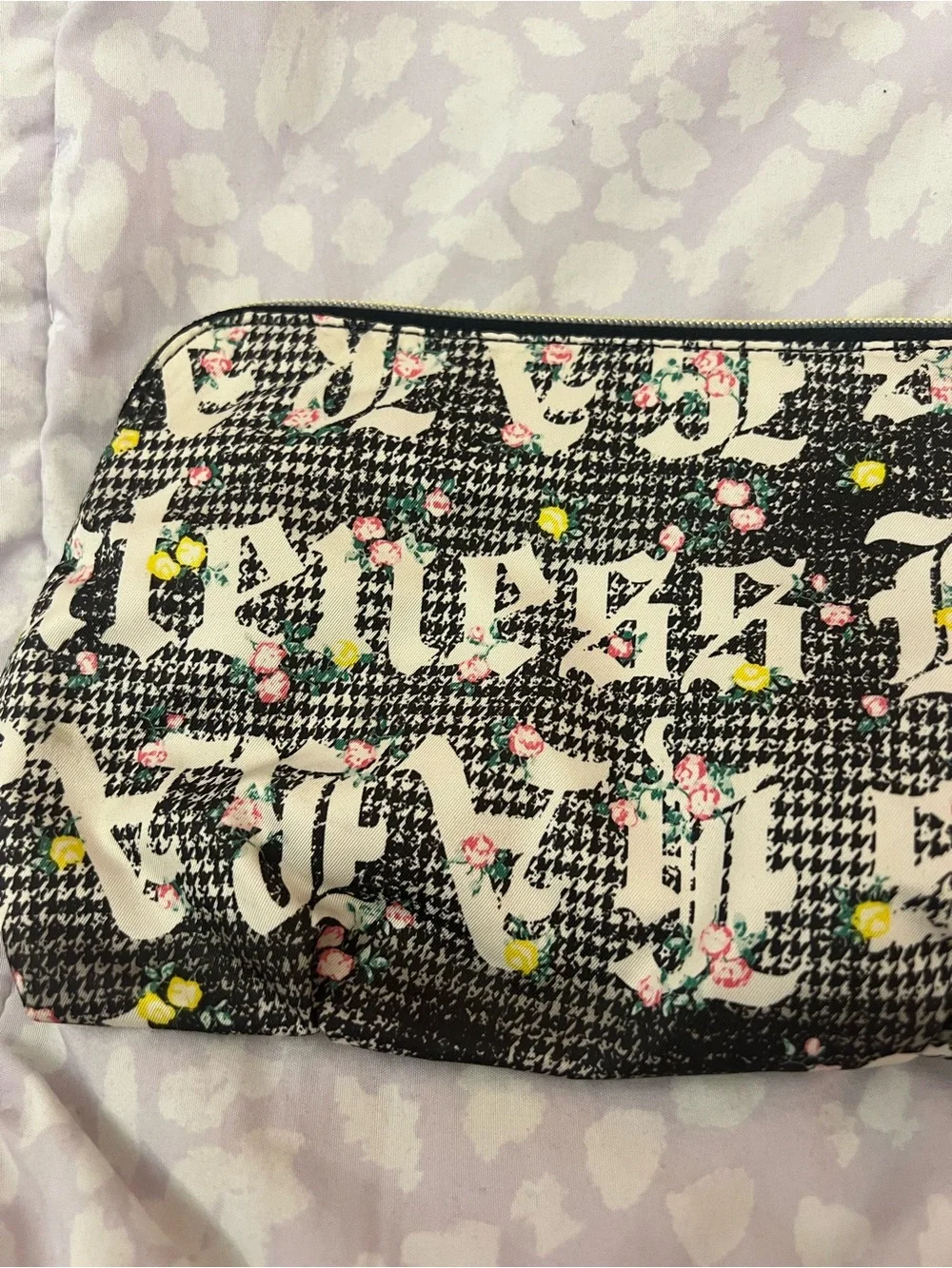 Harajuku Lovers Gwen Stefani Patterned Cosmetic Bag